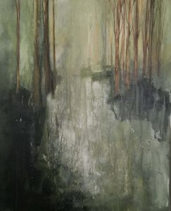 Acrylic on canvas. 30 x 24 inches.